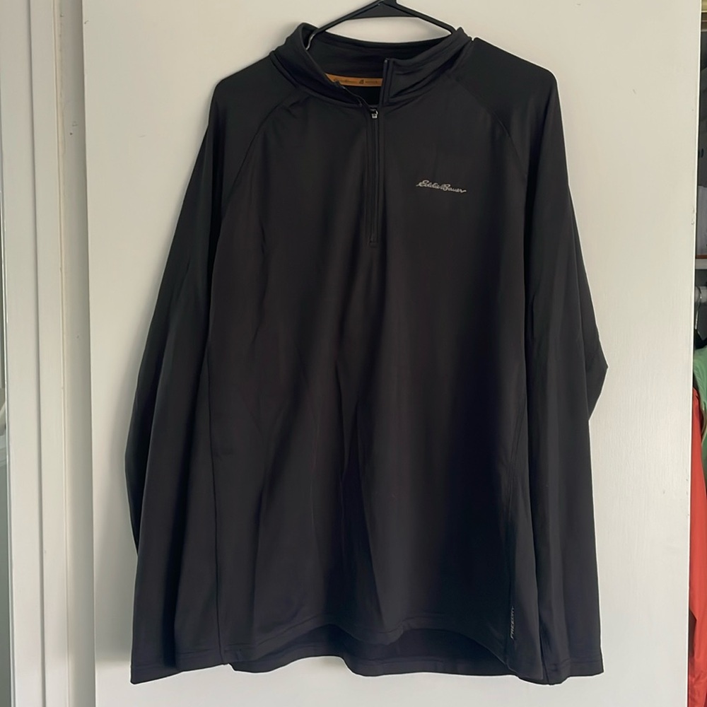 Eddie Bauer Lightweight FreeDry Black Long Sleeve (Size XL)